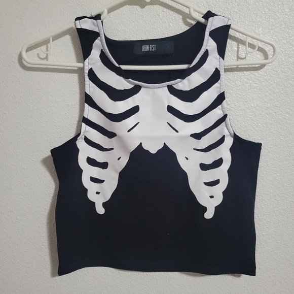 NWT Iron fist bone in crop top size large - Picture 1 of 9